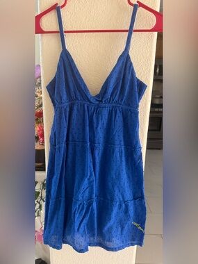 Volcom : Junior’s (S/P) Royal Blue Spaghetti Strap Sundress - Like New